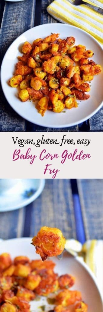 baby corn golden fry recipe