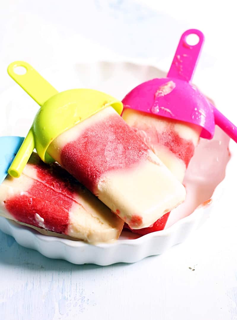 strawberry yogurt popsicle recipe