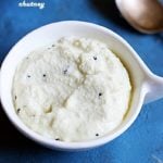 white coconut chutney recipe