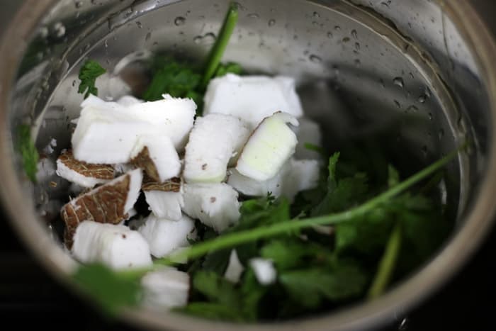 green cococnut chutney step 2