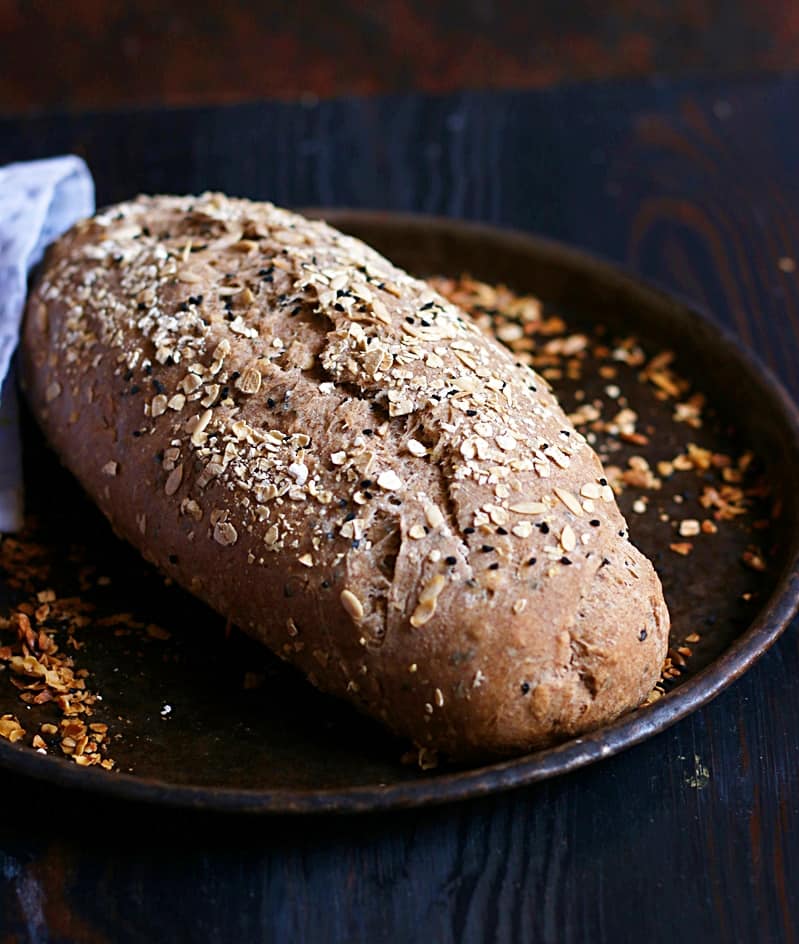 Homemade multigrain bread