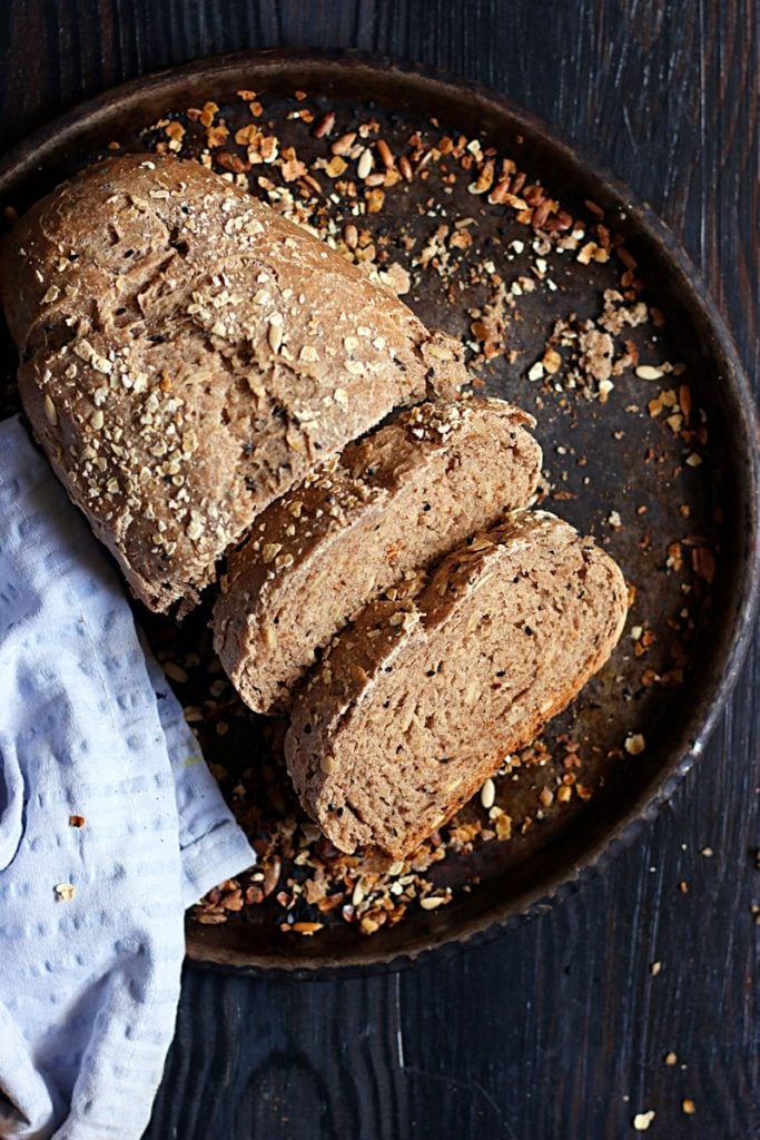 Multigrain bread recipe with seeds