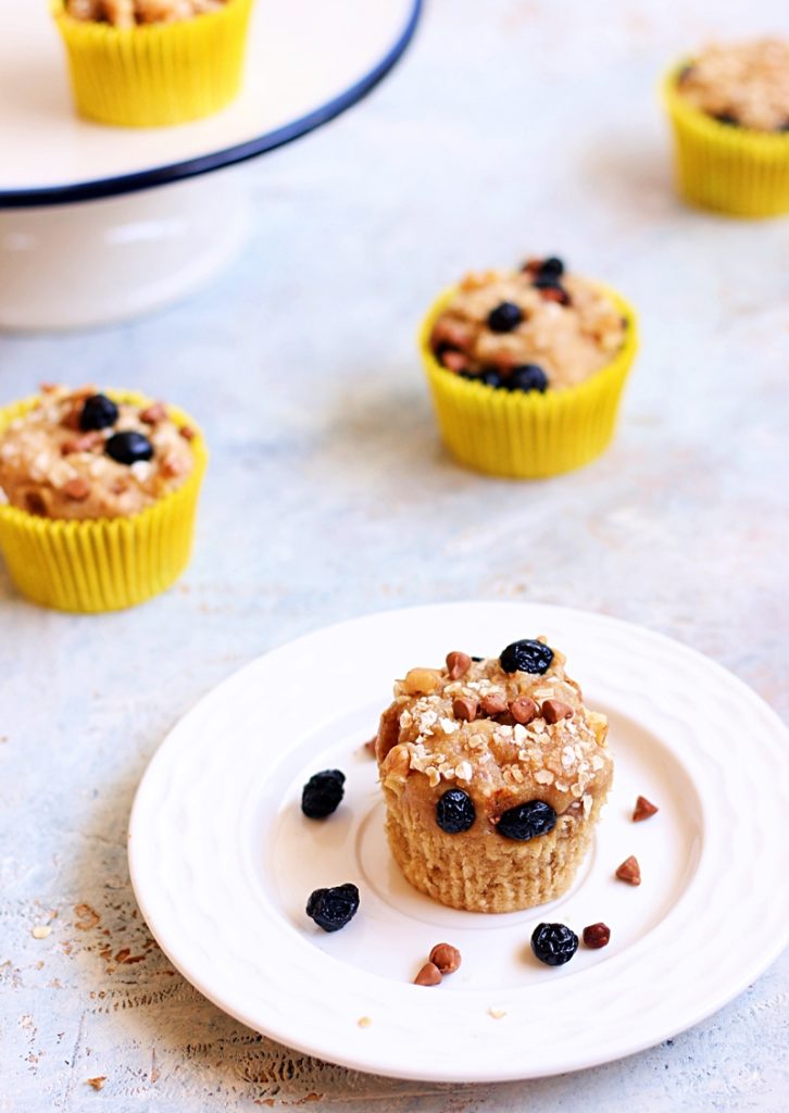 Vegan Banana Muffin Recipe (With Multigrain Flour) | Cook Click N Devour!!!