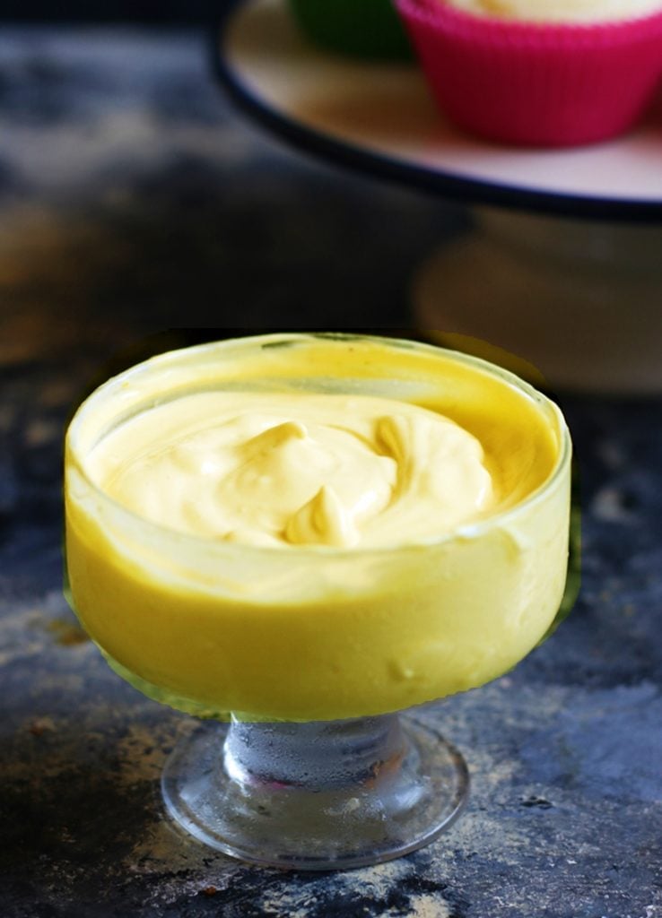 mango whipped cream with low fat cream recipeb