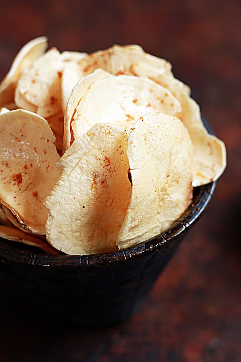 Sun dried potato chips recipe
