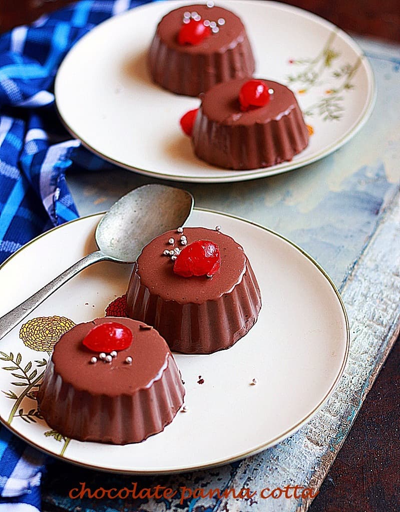 Chocolate panna cotta recipe