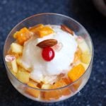 Fruit salad with ice cream recipe