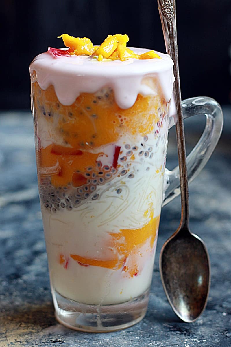 Mango falooda recipe | Cook Click N Devour!!!