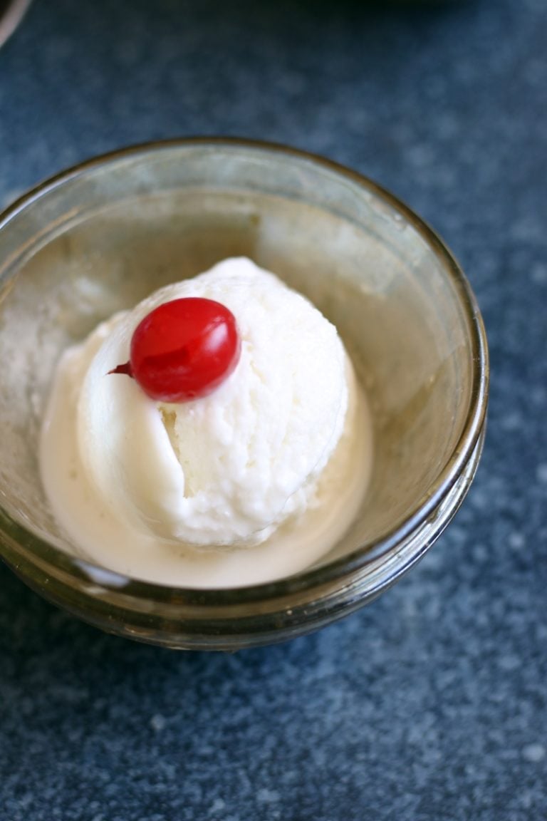 vanilla ice cream recipe with eggless custard base