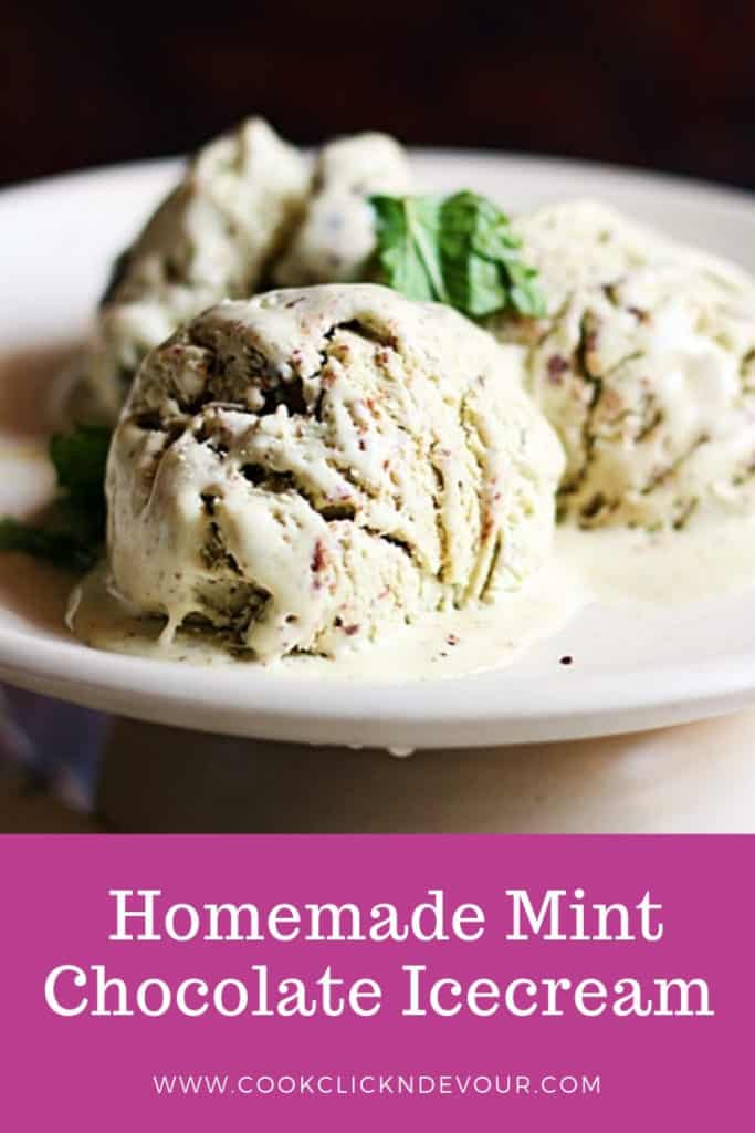 mint chocolate ice cream