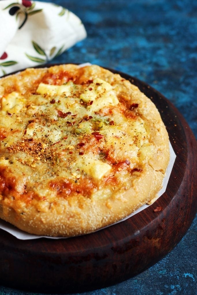 cheese crust pizza recipe with whole wheat flour