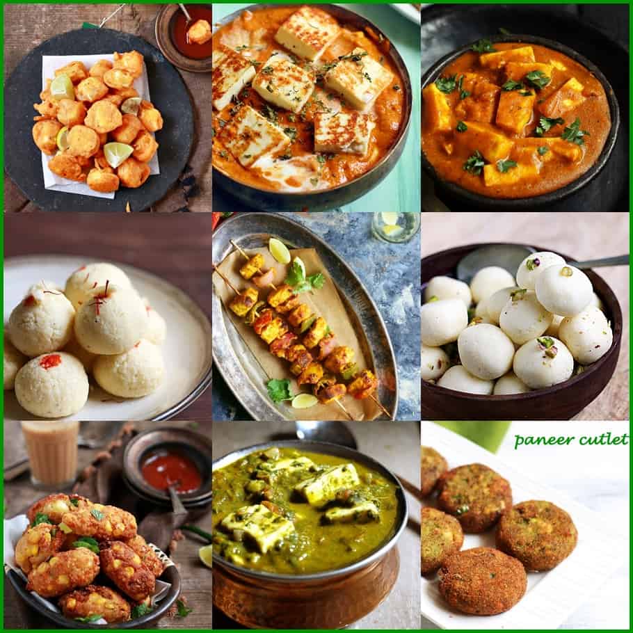 paneer recipes collection
