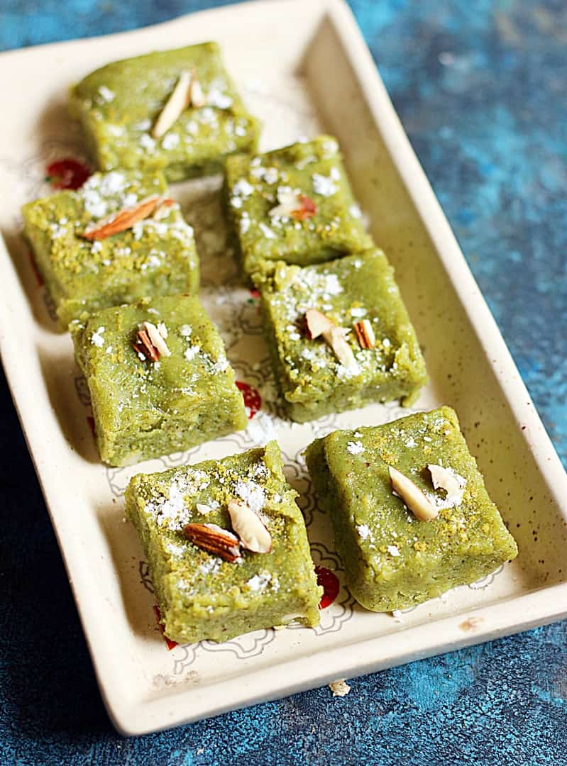 badam pista barfi recipe