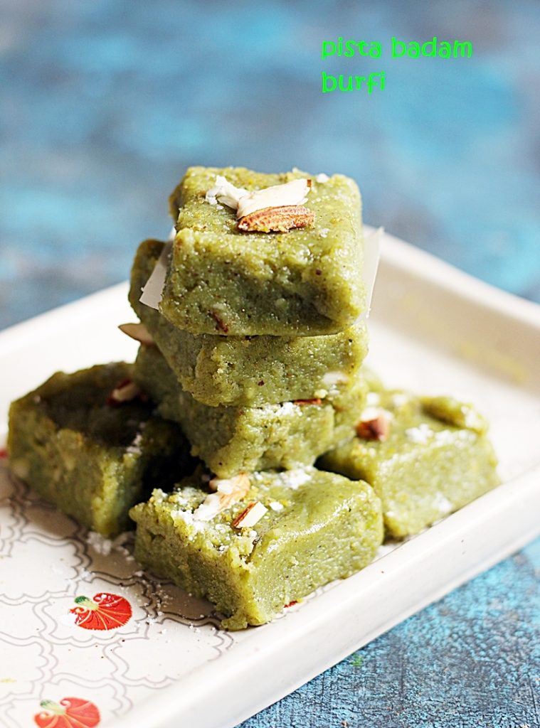 Badam Pista Burfi Recipe Cook Click N Devour!!!
