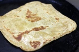 making plain paratha at home