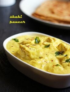 shahi paneer ready to serve