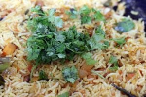 chopped coriander leaves added