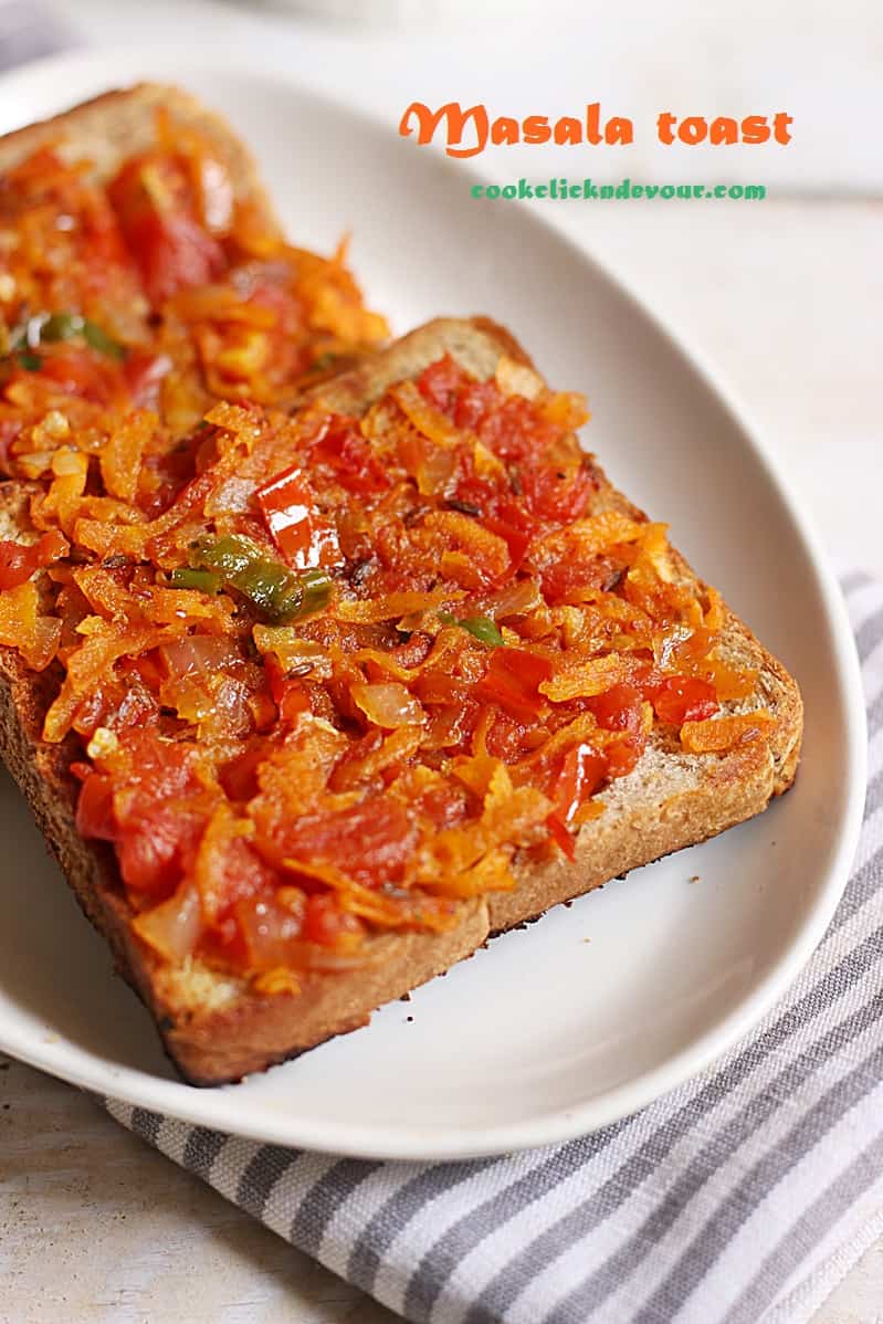 masala toast recipe