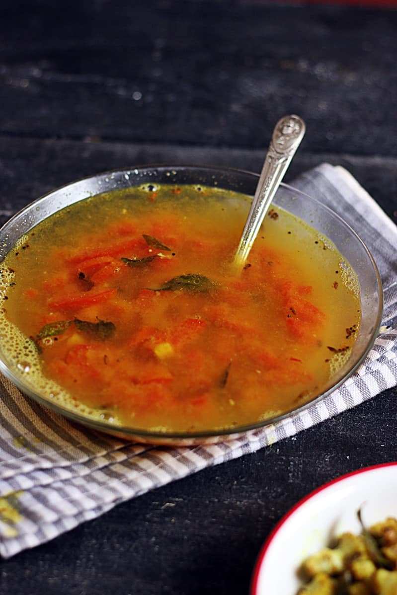 Mysore rasam ready to serve