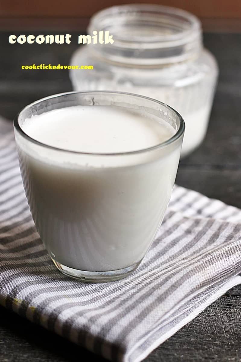 how to make coconut milk recipe