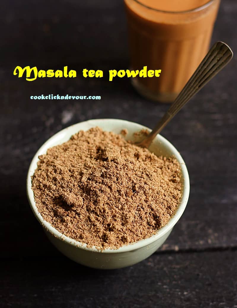 tea masala powder, chai masala powder