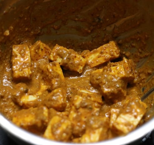 paneer ghee roast recipe step 2