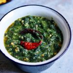 keerai masiyal recipe with ara keerai. Mashe edibles greens with Indian spices.