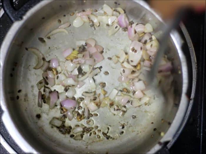 sauteed onions for dahi bhindi recipe, dahi wali bhindi recipe