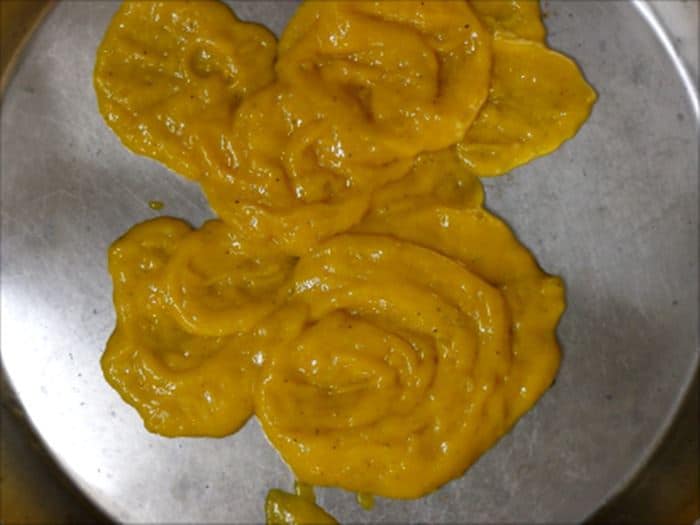 mango puree for aam papad recipe