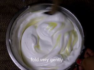 foding cream for making homemade butterscotch ice cream recipe