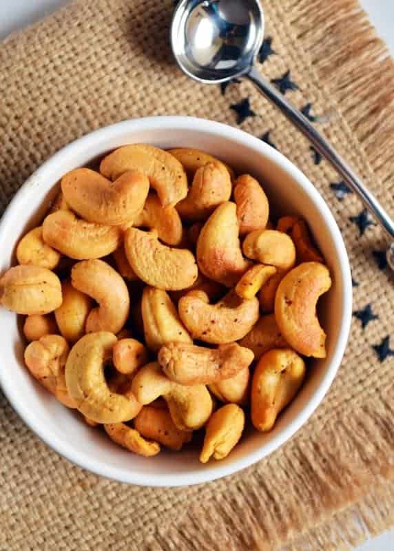 roasted cashew nuts in oven recipe