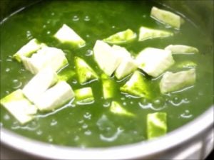 Easy palak paneer recipe steps