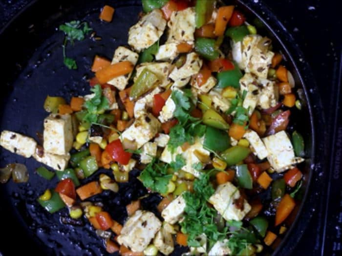 paneer fry recipe ready