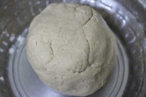 stiff and tight dough for making poori