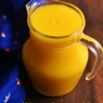 Homemade mango juice recipe with fresh mangoes