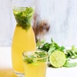 Mint Lemonade Recipe- healthy and refreshing mint lemon juice recipe for summers