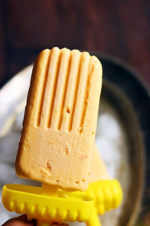 how to make no cook easy 3 ingredient mango popsicle recipe