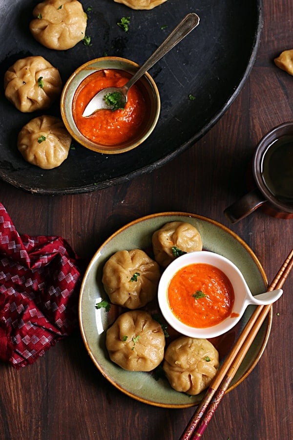 veg momos recipe, how to make veg momos