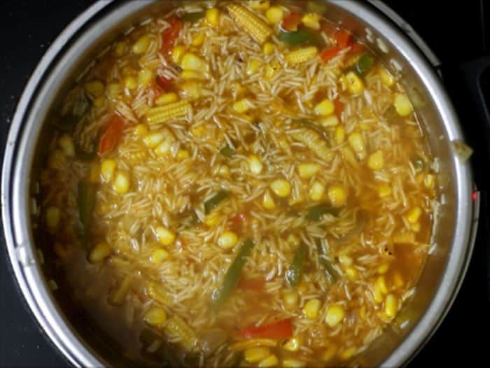 Vegetarian Mexican rice recipe