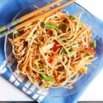 veg chow mein recipe- vegetarian chow mein noodles