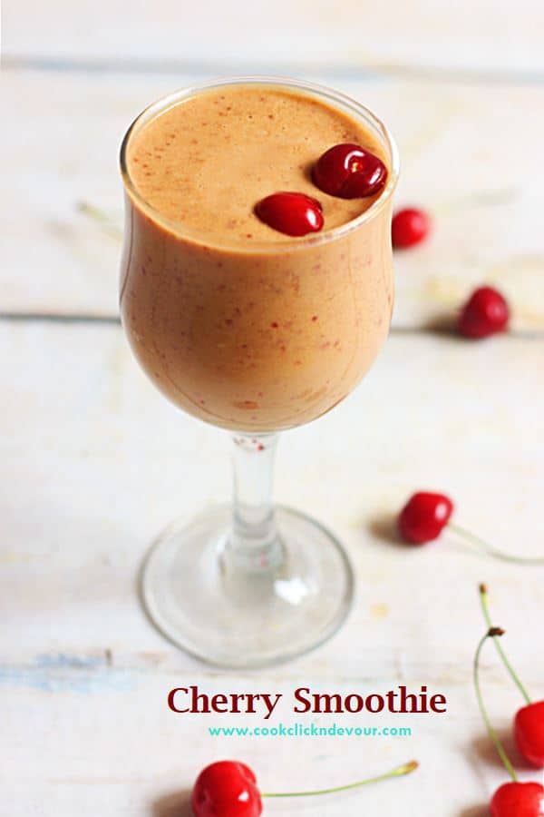 cherry smoothie recipe for breakfast