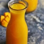 Making Homemade mango frooti recipe