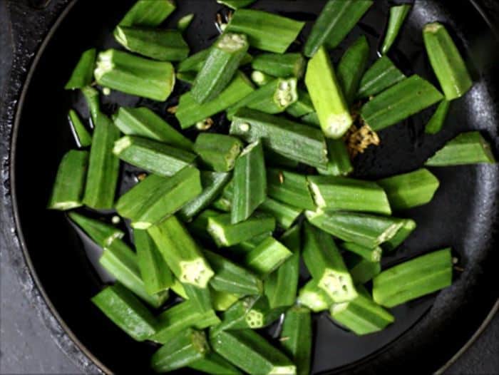 bhindi fry recipe steps