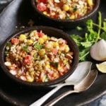 Mung bean salad recipe served as snack