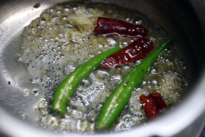 preparing masala for dal fry recipe