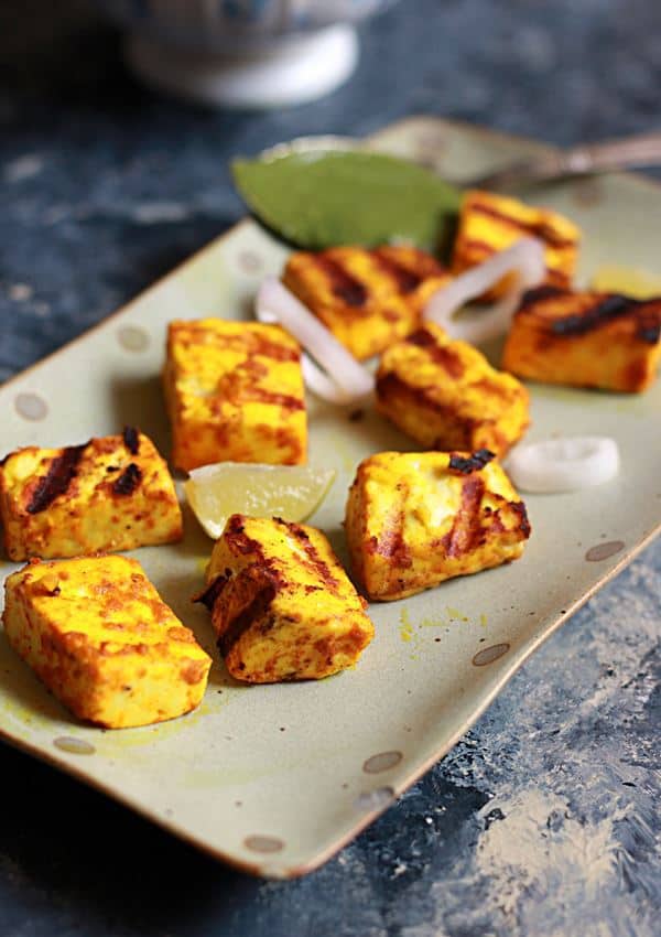 easy grilled paneer recipe