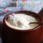 How to make curd at home