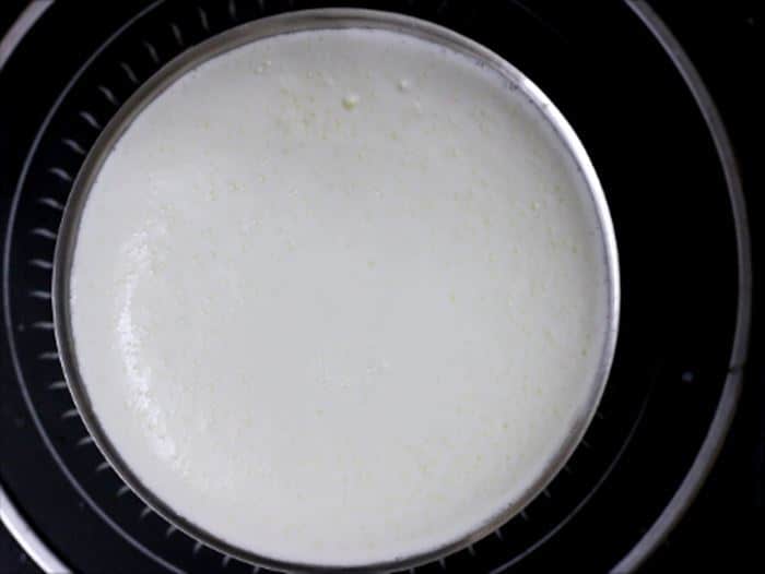 how to make curd at home- preparing milk