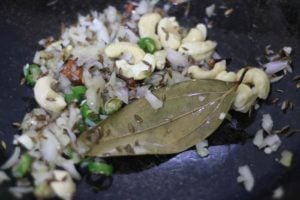 sauteing onions in ghee