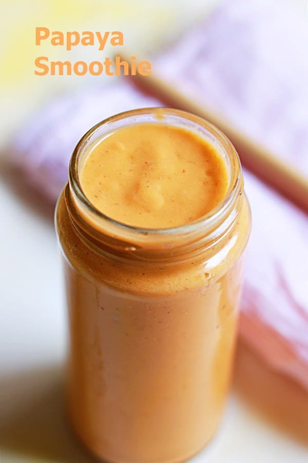 Papaya smoothie recipe